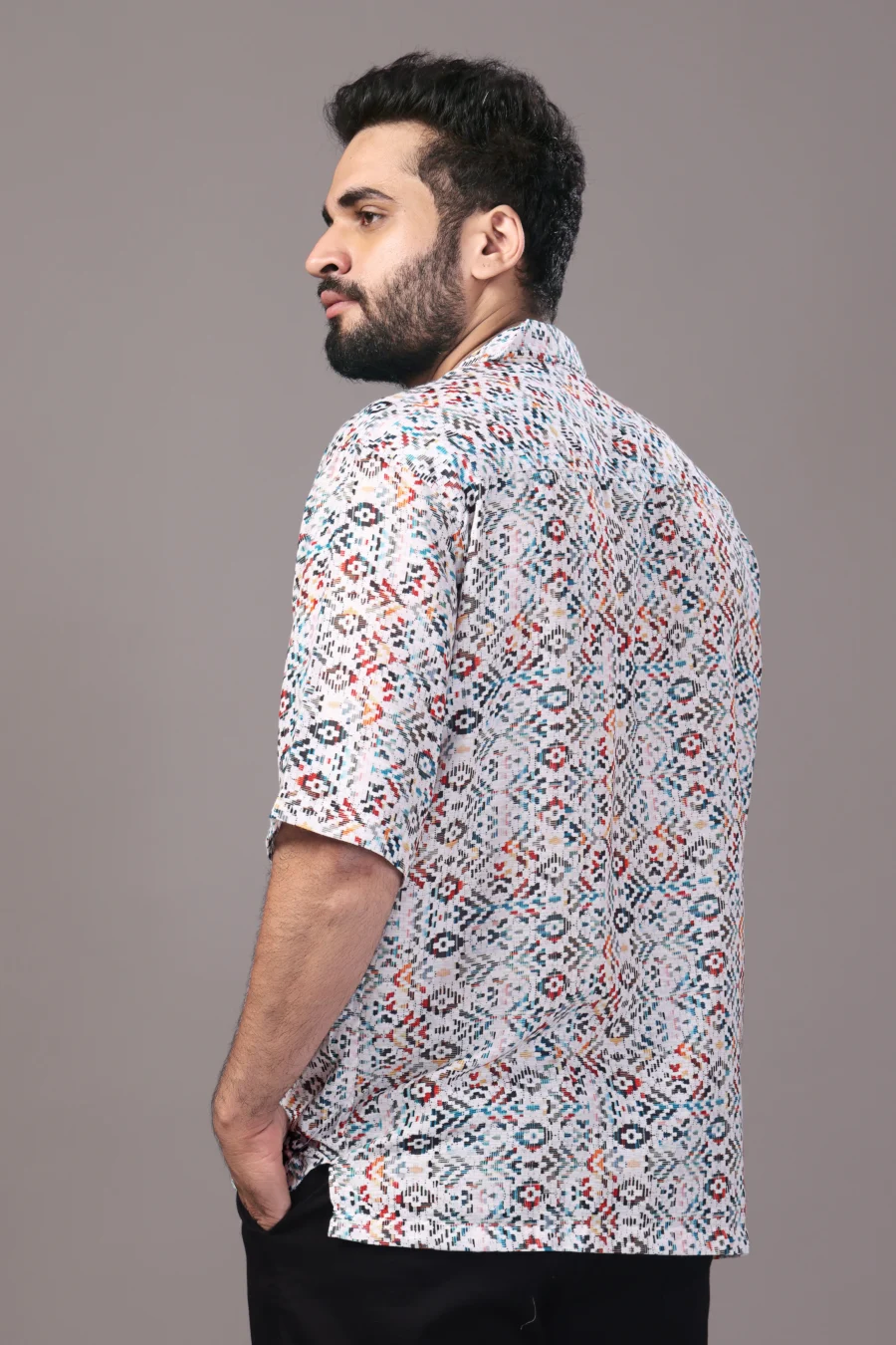 Killim Multicolour Relaxed Fit Shirt - Image 4